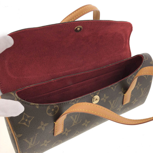 Louis Vuitton Sonatine Monogram Mini Flap Brown Handbag - Picture 4 of 10